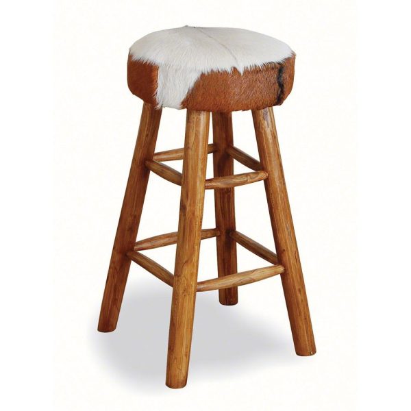Bar Stool With Hairon Seat