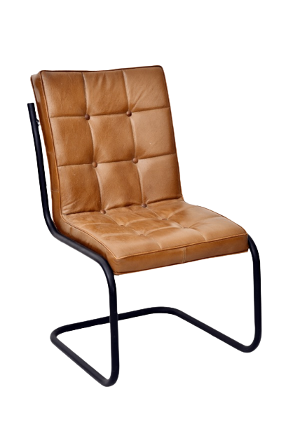 Leather Dinning Chair Without Arms